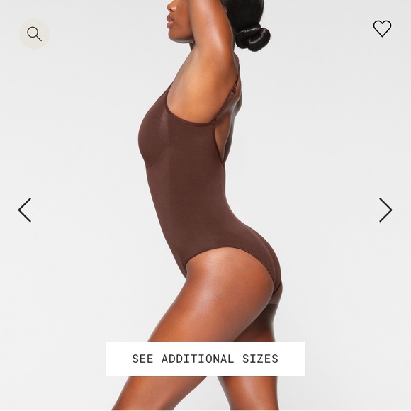 Skims Seamless Sculpt Brief Bodysuit in cocoa - Picture 2 of 7